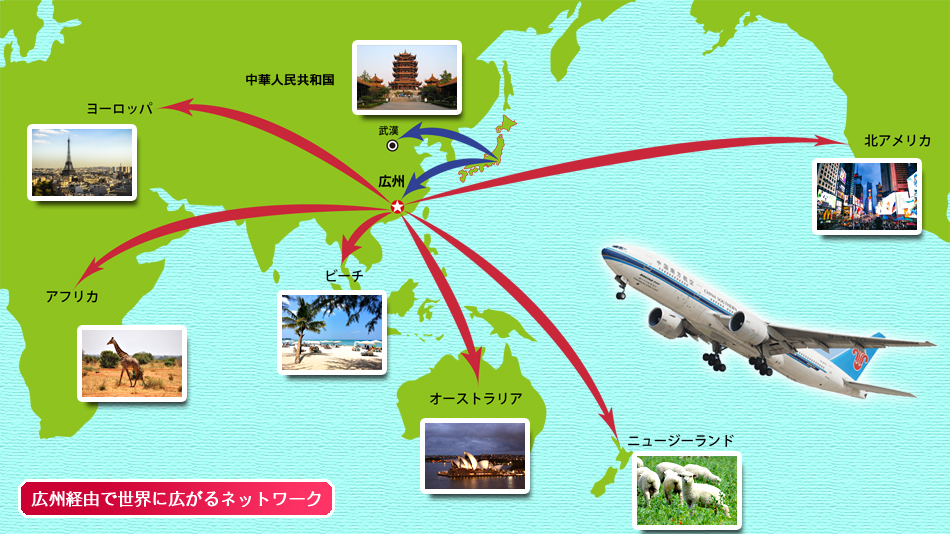 中国南方航空 世界に広がるネットワーク