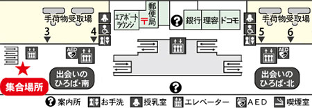 富士登山羽田駅集合場所