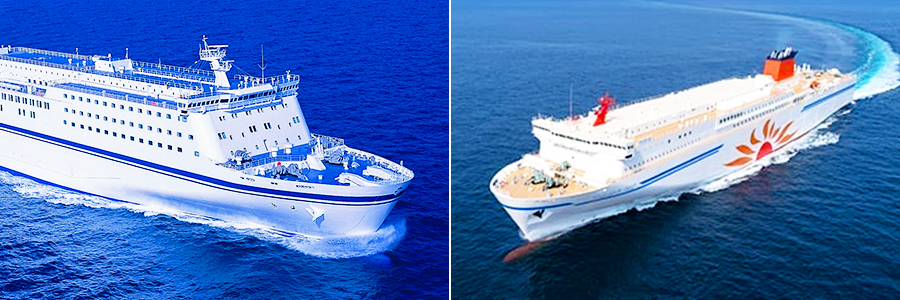 往復フェリーで行く、優雅な太平洋クルーズの旅