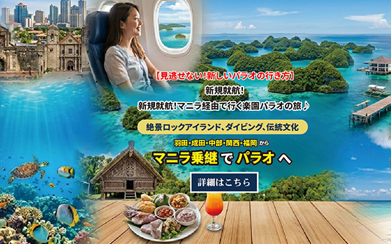 見逃せない！新しいパラオの行き方