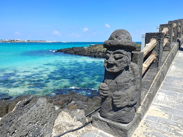 済州島の海と自然