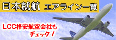 日本就航航空会社一覧 LCC格安航空も注目