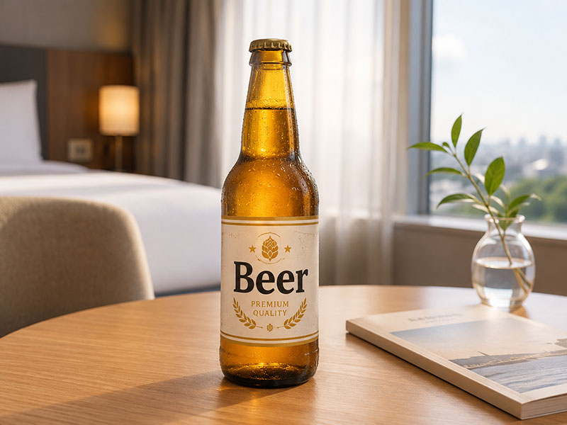 ビールで乾杯する様子